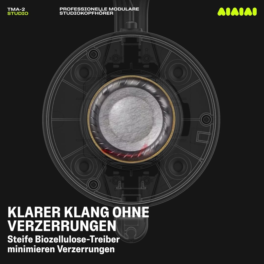 AiAiAi TMA-2 Studio DJ Over Ear Kopfhoerer Over Ear Schwarz