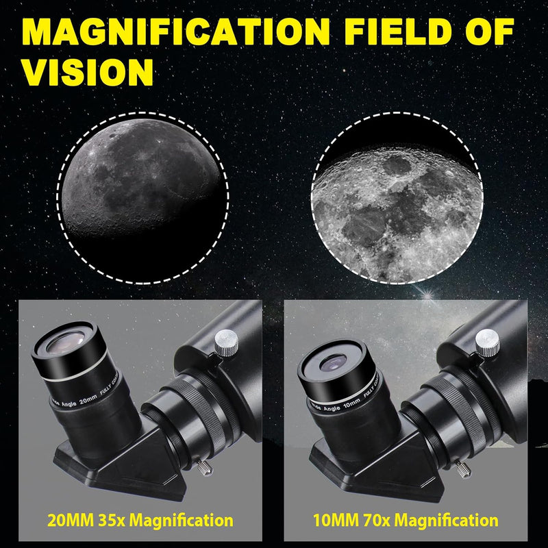 Teleskop, Teleskope für Erwachsene, professionelle Astronomie, 90 mm Öffnung, 700 mm Hochleistungste