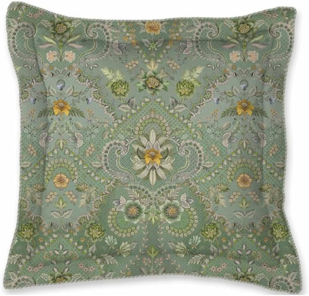 Pip Studio Saluti Piccoli Square Cushion Farbe Green Grösse 45x45, 45x45