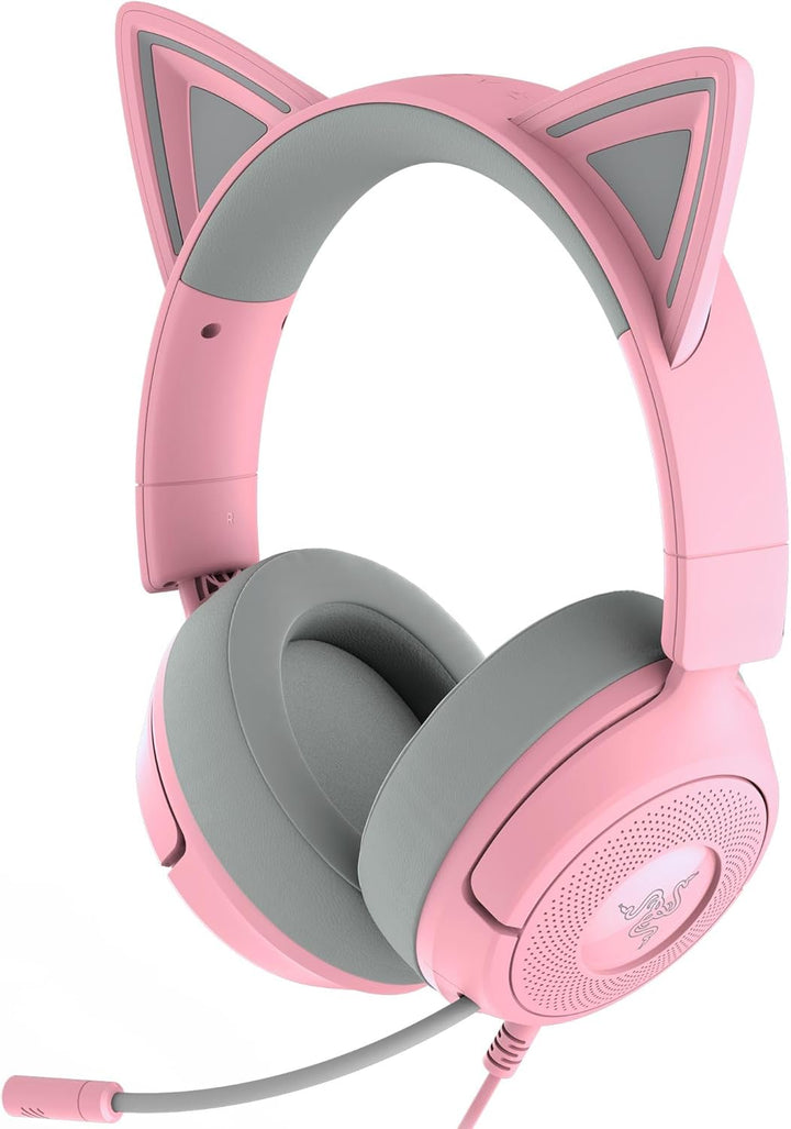 Razer Kraken Kitty V3 X - Kabelgebundenes Kitty-Headset für Gaming - Kultige Kitty-Ohren - 270g leic
