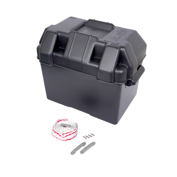 Batteriekasten max 90 A Werkzeugkasten aus Polypropylen 29 x 19 x H24 cm, Max 90 A