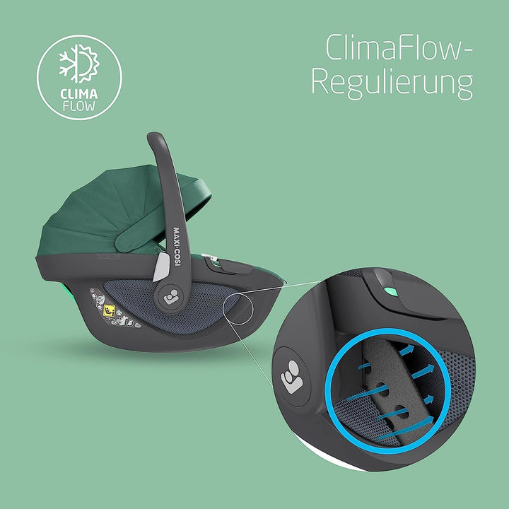 Maxi-Cosi Pebble 360 i-Size Babyschale Drehbar, Neugeborenen Autositz 360 Grad, 0–15 Monate (40–83 c