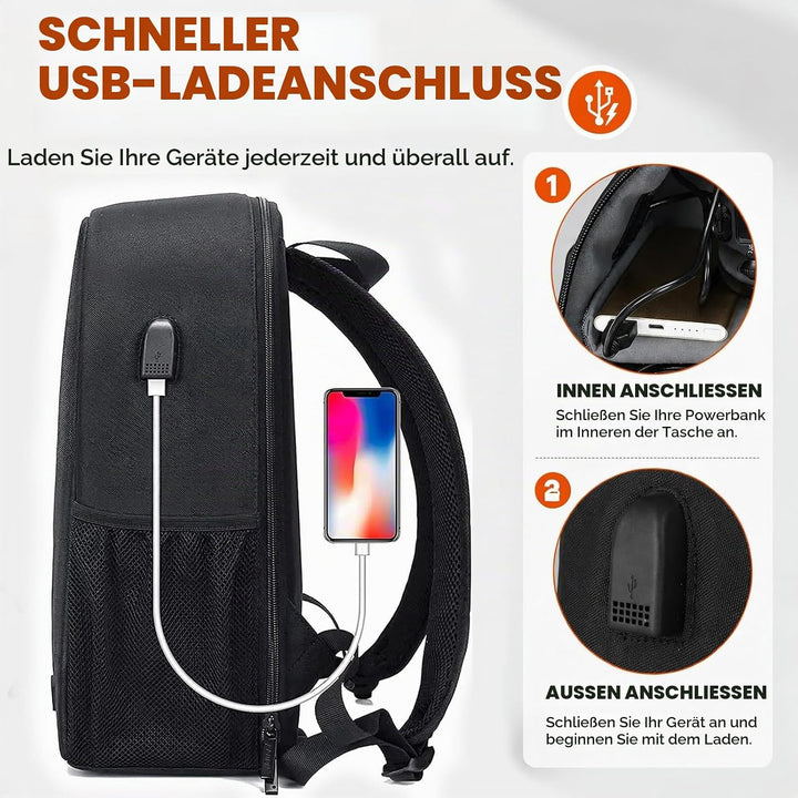 CADeN Kamerarucksack Camera Backpack Wasserabweisend Kameratasche Fototasche Kompatibel mit Sony Can