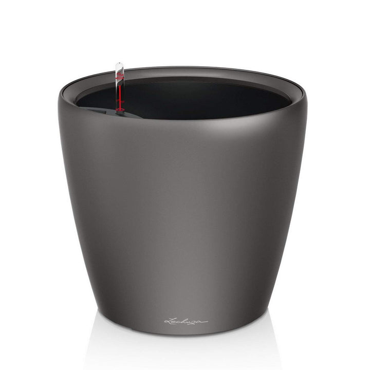 LECHUZA CLASSICO Premium LS 50 anthrazit metallic 16103 49.5x49.5x46.5 cm Anthrazit Metallic Einzel,