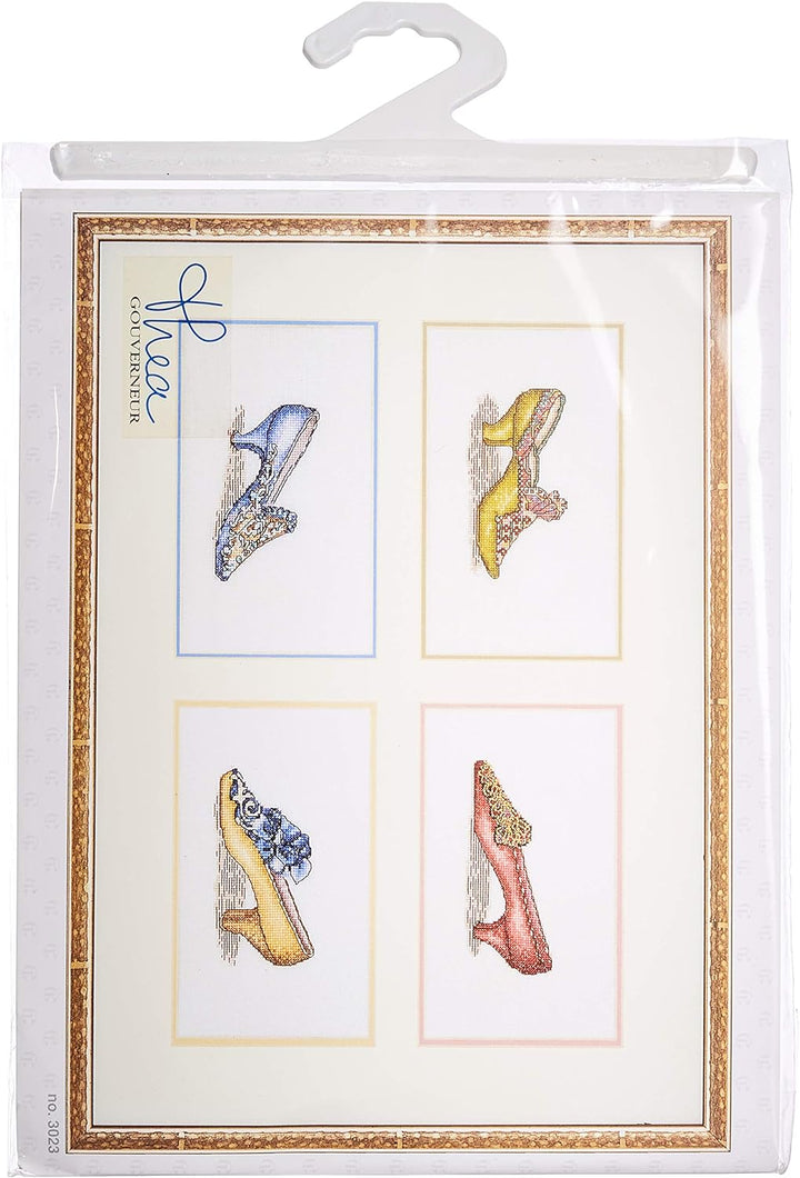 Thea Gouverneur 3023A Kreuzstich-Set, Mehrfarbig, 24x39cm 24x39cm Mehrfarbig, 24x39cm Mehrfarbig