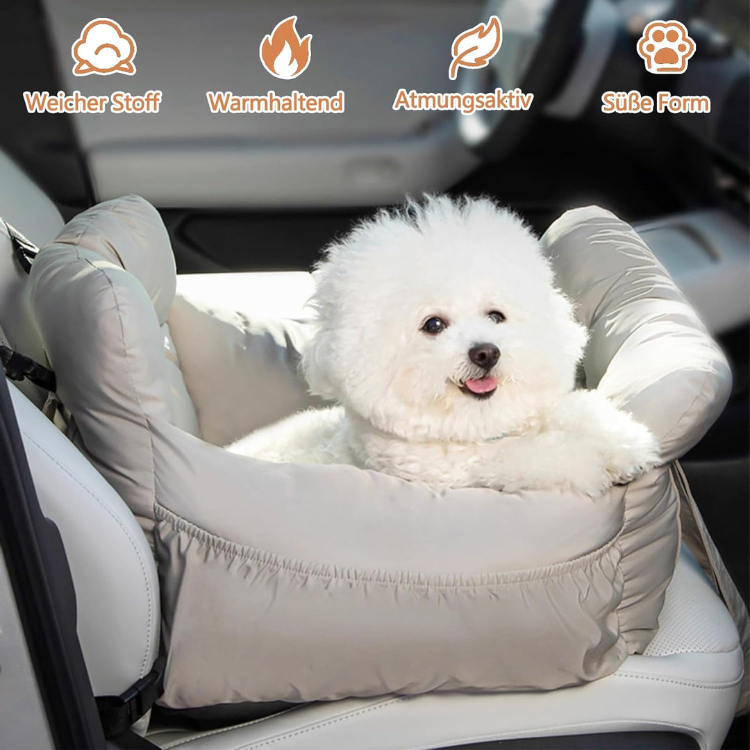 Galatée Autositz Für Haustiere, Hundesitz Fürs Auto, Hundetasche Mit Sicherheitsleine, Modische Haus