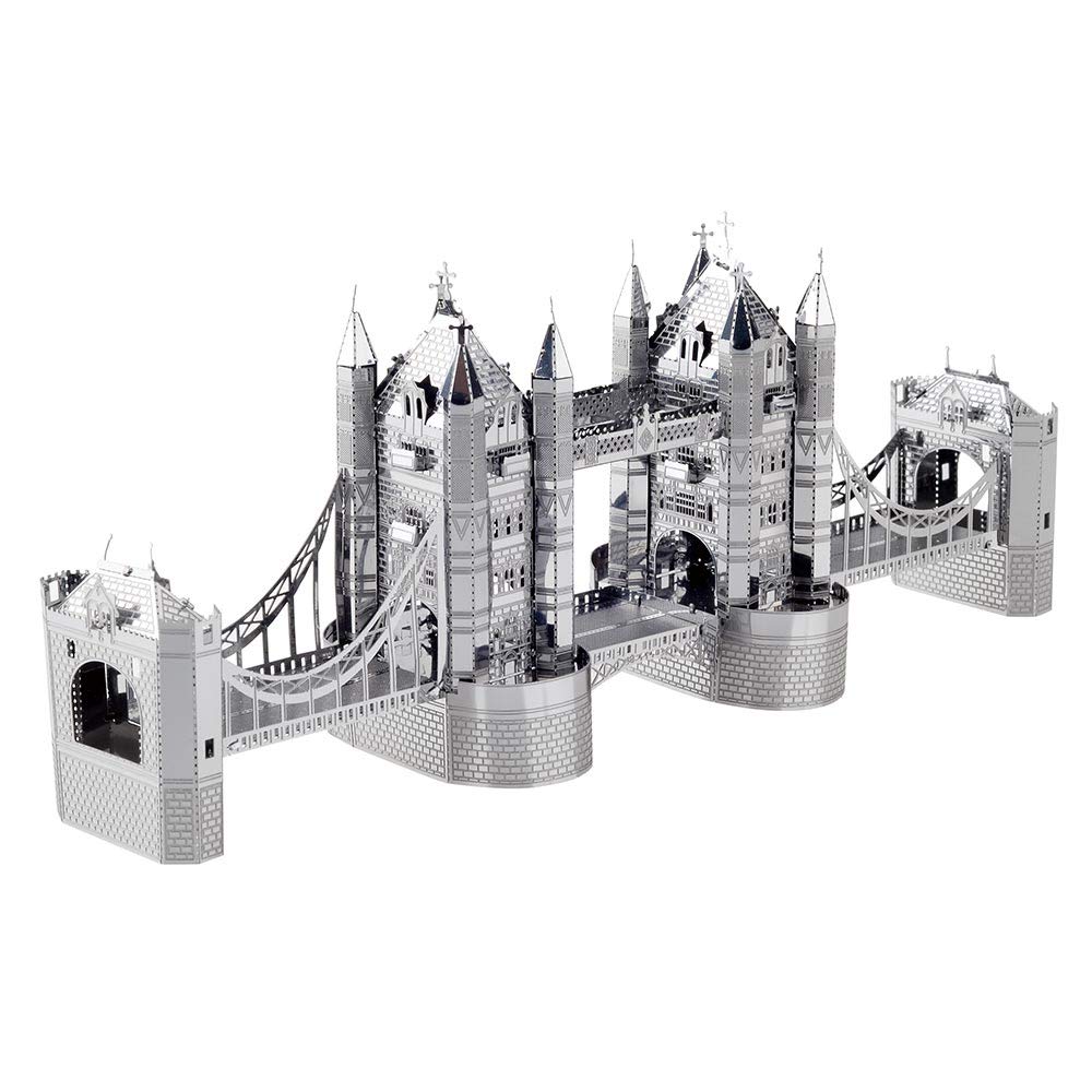 Piececool Metall Puzzle 3D London Bridge, Berühmte Gebäude 3D Puzzle Modellbausatz Erwachsene, 3D-Pu