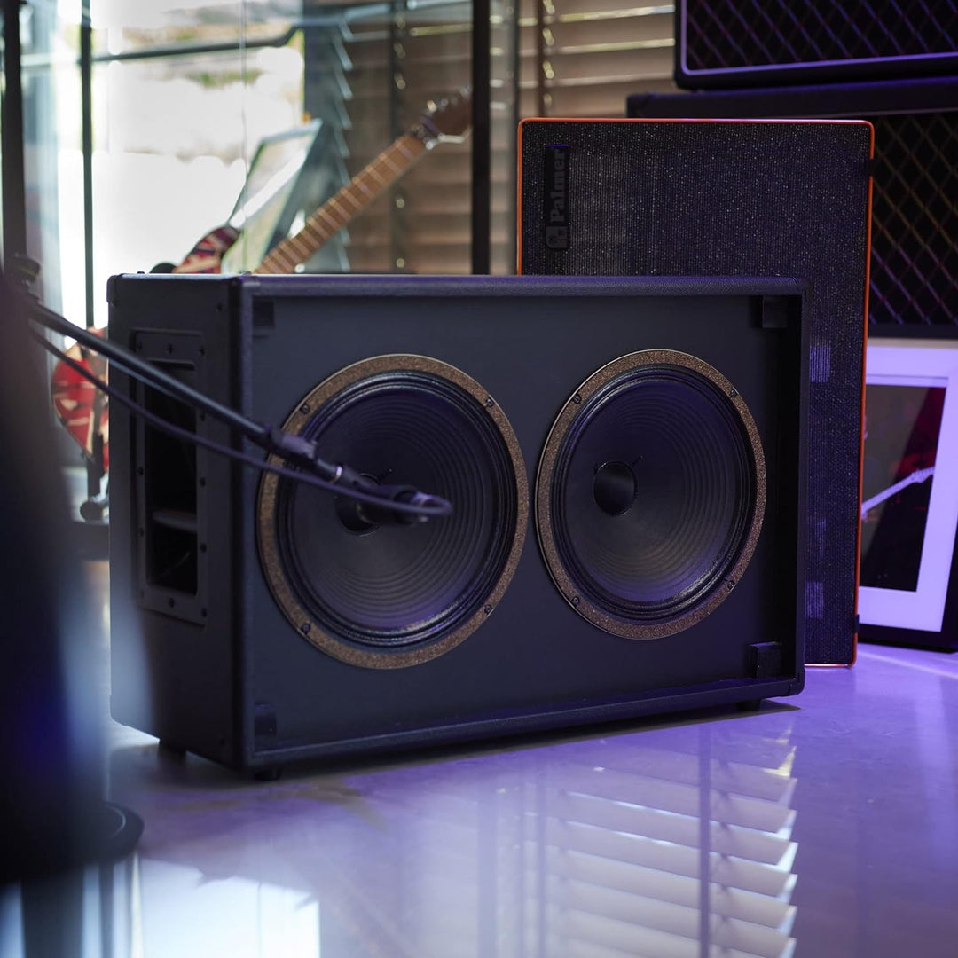 Palmer CAB 212 X GBK - Gitarren Lautsprecherbox mit Celestion Greenback 2 x 12, Closed-Back 2 x 12"