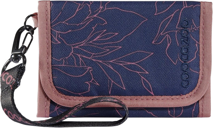 Coocazoo Schulrucksack-Set MATE „Sweet Rose“ 3-teilig, blau, ergonomischer 30L Tornister, mit Brust-