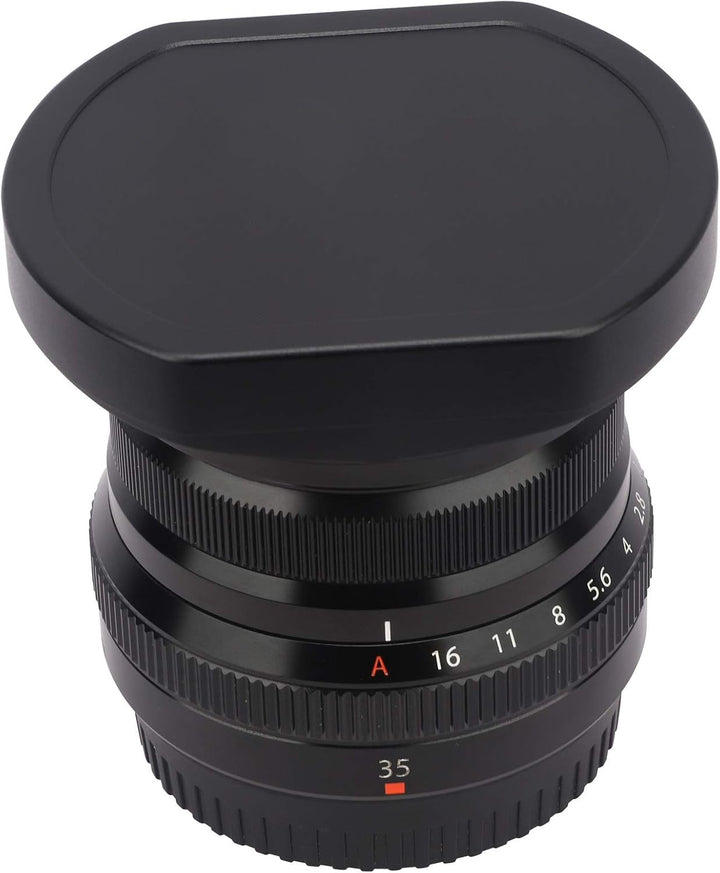 Haoge Gegenlichtblende aus Metall, quadratisch, Bajonett-Gegenlichtblende für Fujinon XF 35mm F2 R W