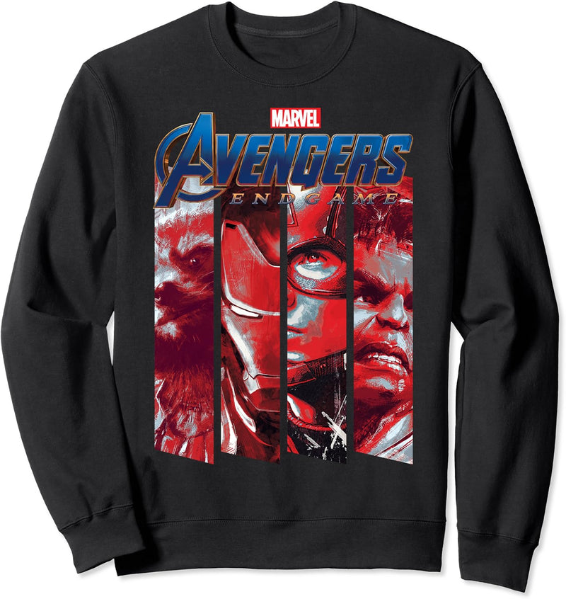 Marvel Avengers: Endgame Red Portrait Panels Sweatshirt