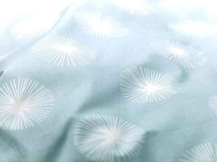 Leander Bettwäsche Kinderbettwäsche Flora 100x135 cm - Misty Blue - Original