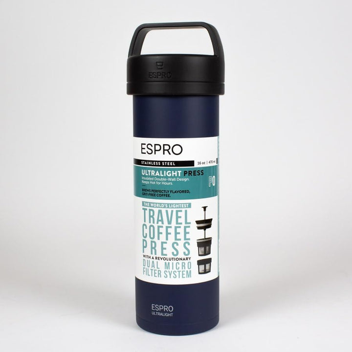 Espro P0 Ultralight Travel Coffee Press - Aegean Blue