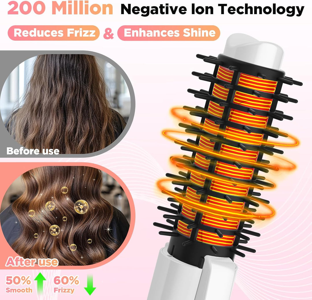 Schnurloser Lockenstab 32mm, Curling Iron mit 4 Temperaturen Tragbare Reise, 7000 mAh USB-aufladbare