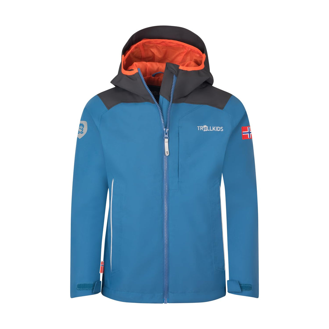 Trollkids Kids Bergen Jacket Nordic Blue 104, Nordic Blue 104