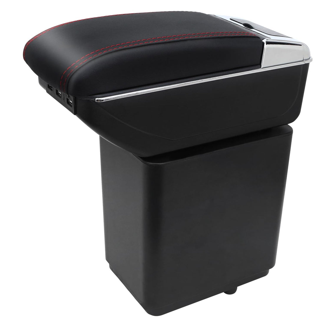 für Berlingo 2010 - 2020 Armlehne Mittelkonsole Aufbewahrungsbox Drehbar Mit Getränkehalter Doppelsc