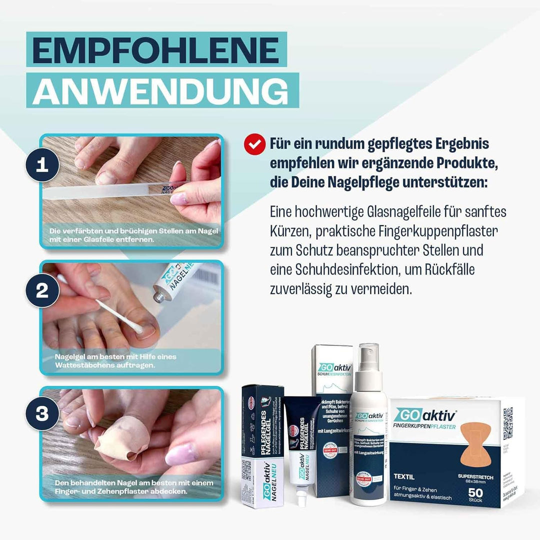 GOaktiv® NAGELNEU | Pflegendes Nagelgel | Zum Aufbau geschwächter Nägel und zur unterstützenden Pfle