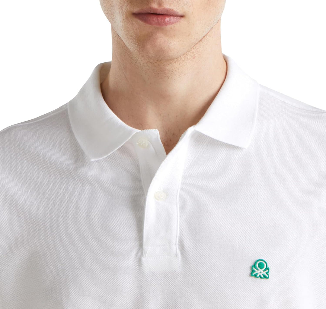United Colors of Benetton Herren Polohemd XS Weiss 101, XS Weiss 101
