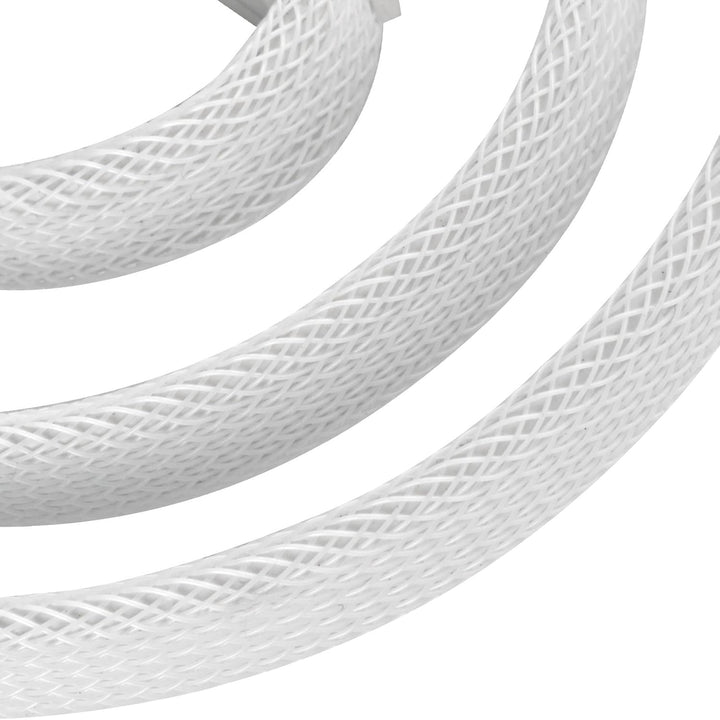 SilverStone Technology CP08W SATA-Kabel mit EMI-Schutz, 90 Grad, geschirmt, Weiss, 2 Stück