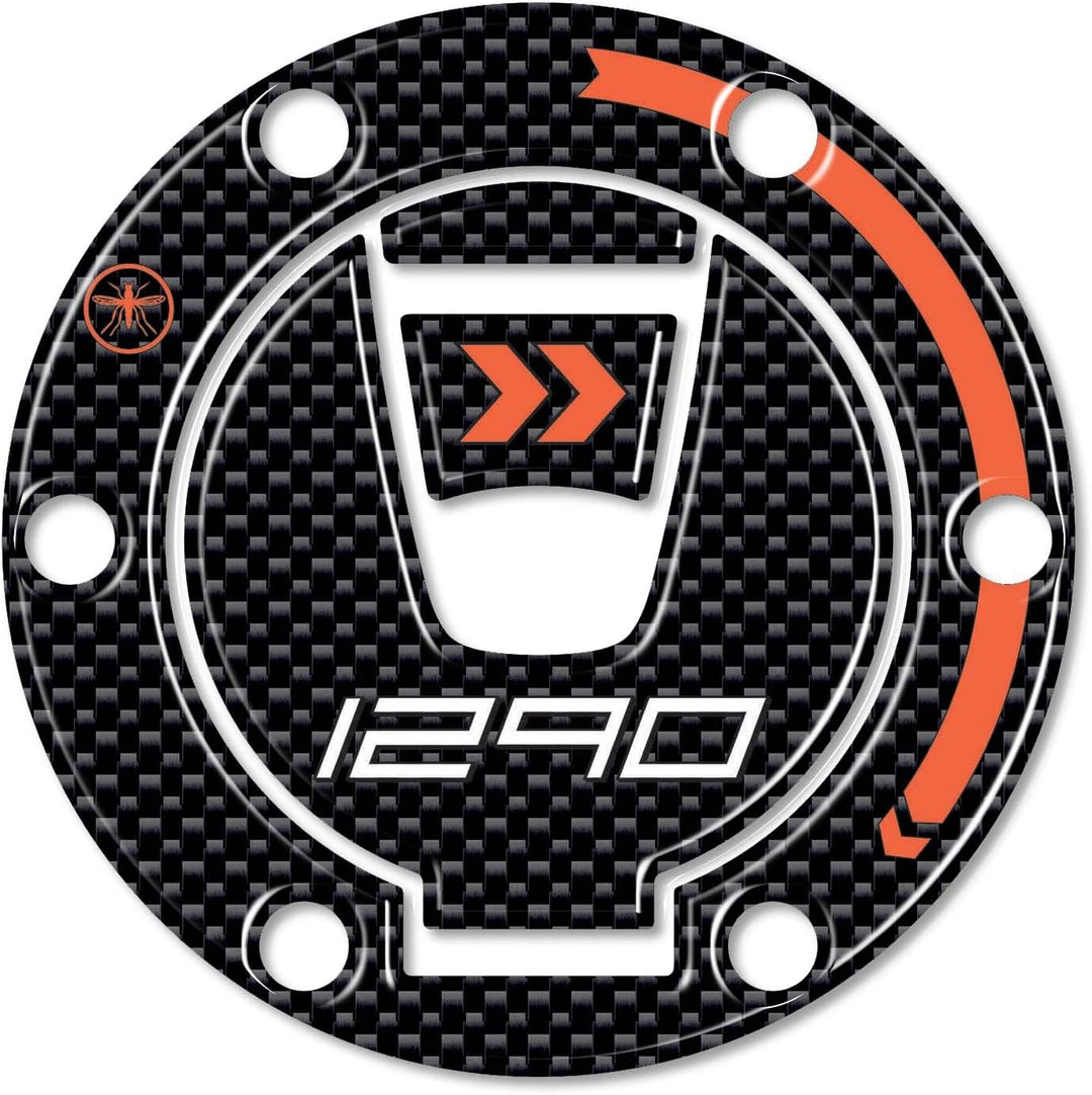 labelbike - 3D Tankdeckel Aufkleber für Motorrad kompatibel KTM 1290 Keyless Electronic