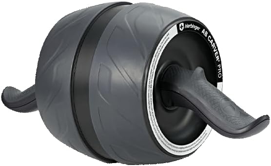 Harbinger AB Carver Pro mit Knieschonern, Bauch-Roller-Trainingsrad, Fitnessgerät für das Heim-Fitne