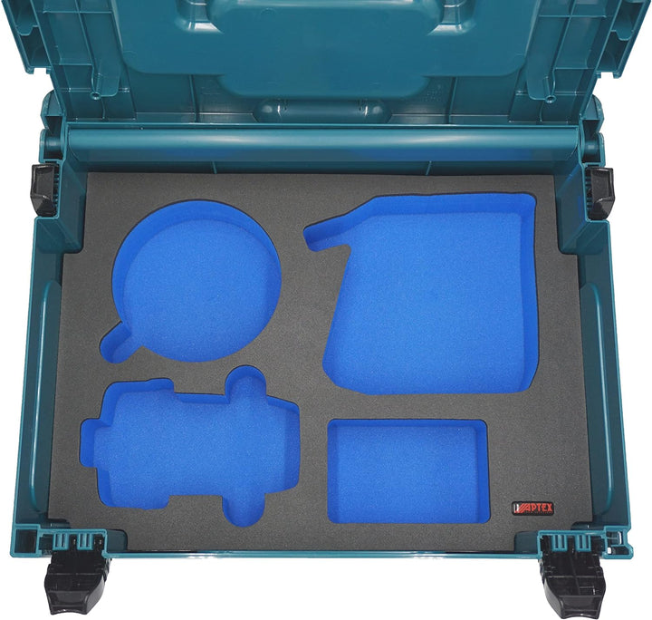 APTEX Schaumeinlage passend für Makita Akku-Exzenterschleifer DBO 180 für MakPac Gr. 2-3