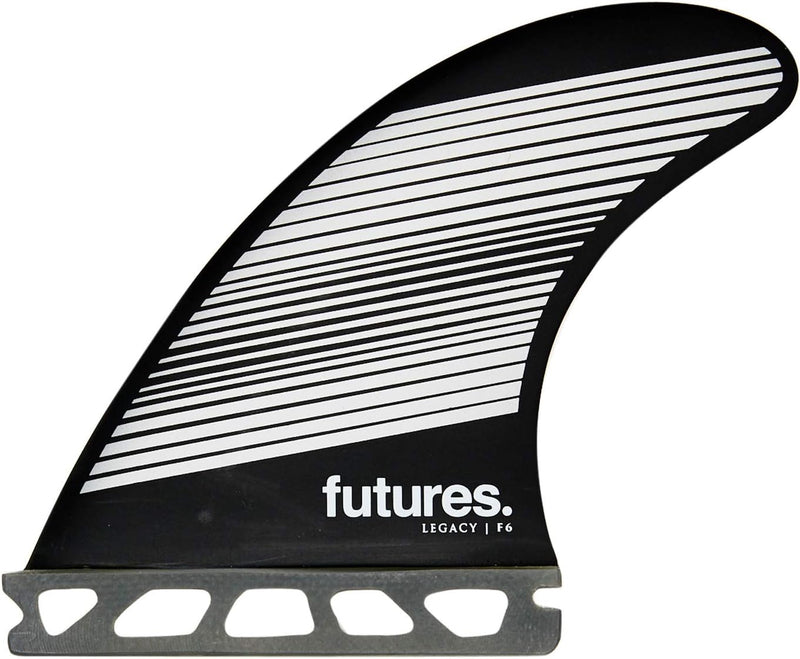 Futures F6 Honeycomb Thruster Fin Grey Black M, Grey Black M