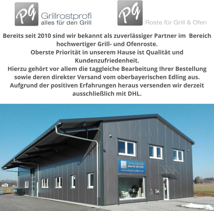 Grillrostprofi Ascherost - Feuerrost - Kohlerost - Kaminrost in Premium-Qualität, Gusseisen, 18 x 28