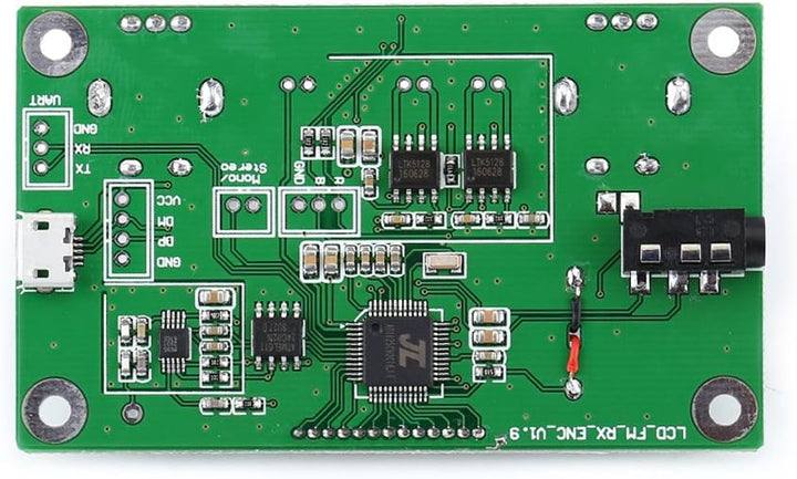 Mini DSP und PLL Digital Stereo FM Radio Funkempfängermodul 87-108 MHz Unterstützt die serielle Ansc