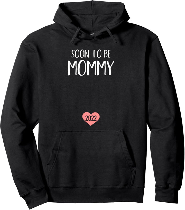 Bald Mama 2022 Schwangerschaft verkünden Pullover Hoodie