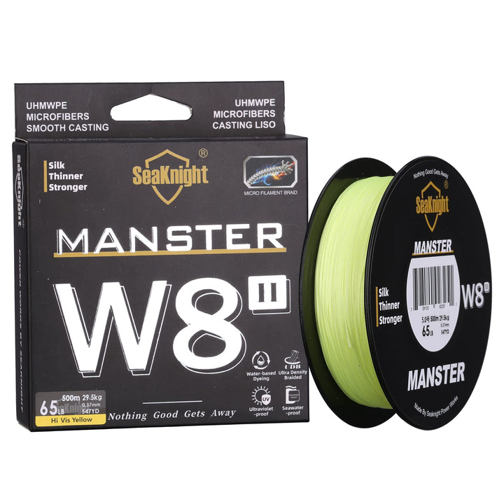 SeaKnight W8 II 8 Fach Angelschnur Geflochten Salzwasser 150M/300M/500M PE Geflochtene Angelschnur 8
