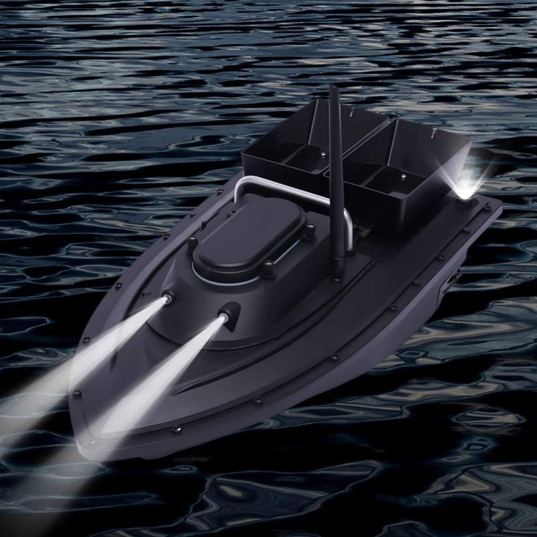 Vielrosse Köder-Boot 100V-240V, Futterboot Smart RC Wireless Köder-Boot, Köderboot Boot zum Angeln F