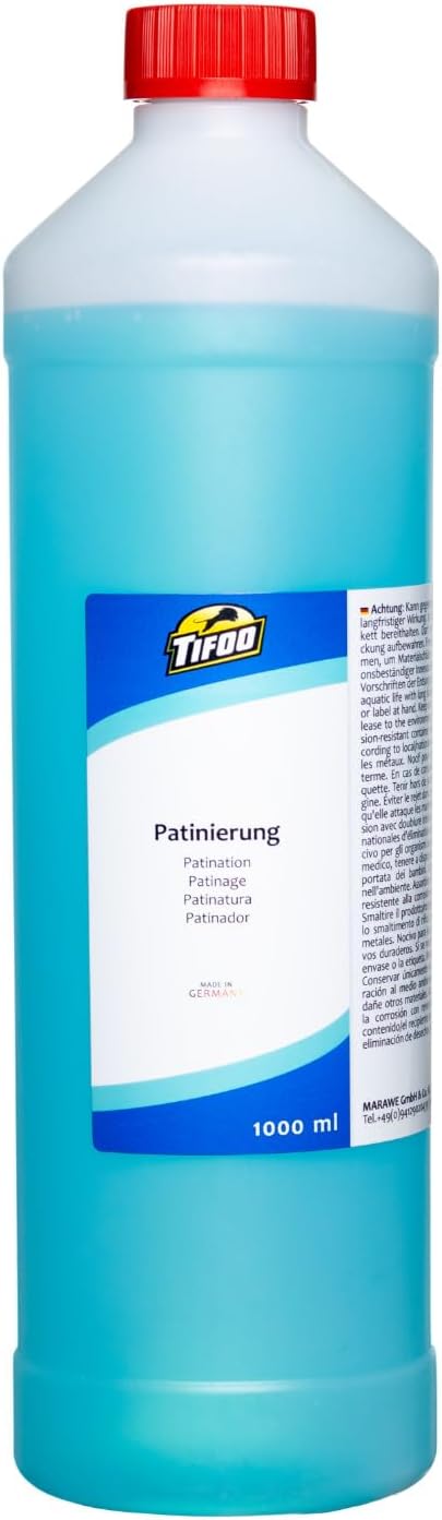 Patinierung (1000 ml) - Messing/Kupfer/Bronze patinieren, Patiniermittel - Patina Farbe, 1000 ml