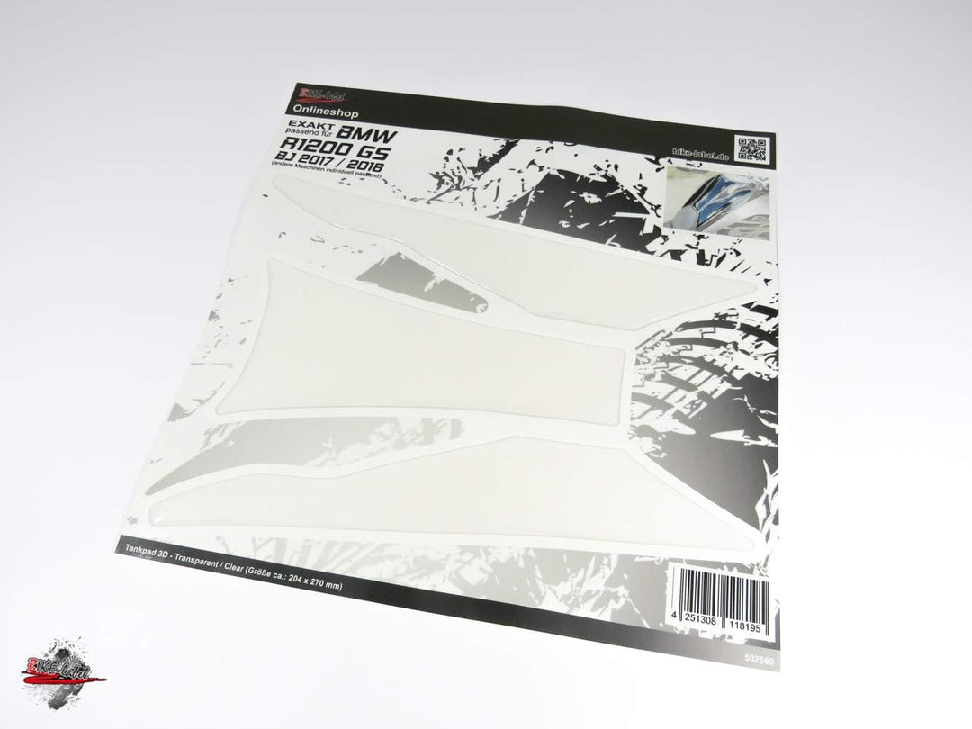 BIKE-label Tankpad Set transparent kompatibel für BMW R1200 GS 850017