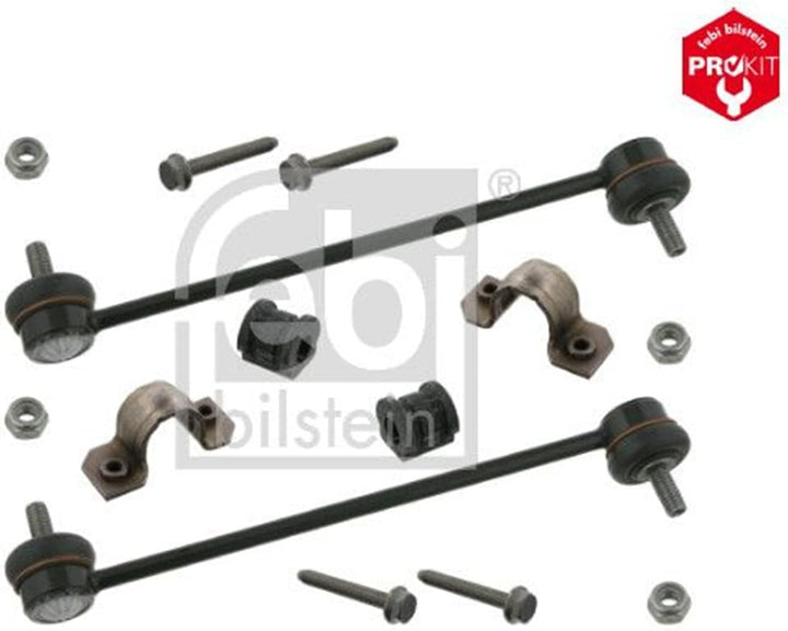 febi bilstein 37110 Stabilisatorsatz mit Gummilagern und Verbindungsstangen , 1 Stück