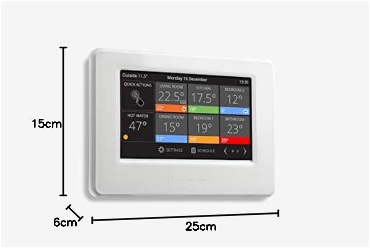 Honeywell Home ATF600 evohome Wi-Fi Wandhalterung mit Spannungsversorgung
