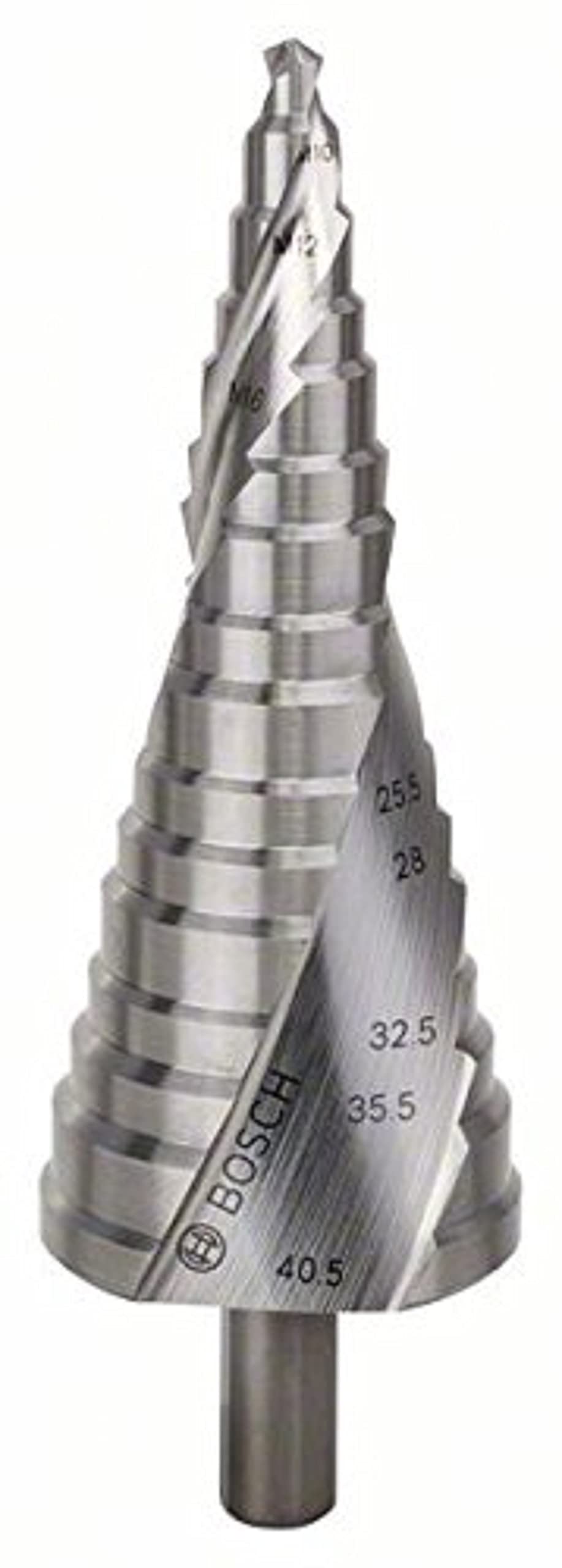 Bosch Professional 2608587427 HSS Stufenbohrer M10-M40, 16 Stufen