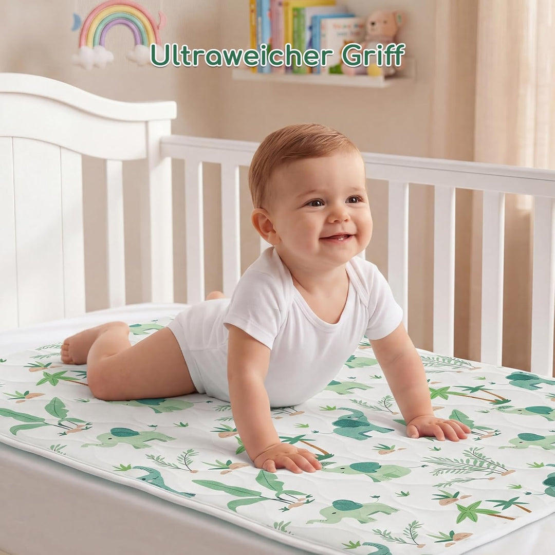 2er-Pack Bettunterlage Wasserdicht Kinder, Waschbar PIPI Unterlage Bett Kinder, Betteinlage Inkontin