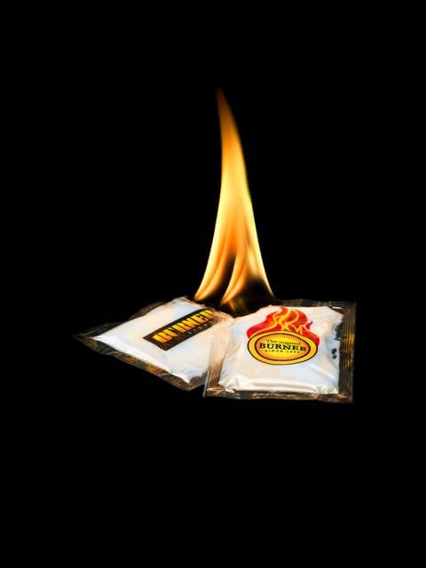 Burner Firestarter Combi Anzünder 500 Stück geruchslos für Grill, Kamin, Ofen und Kamine, 500 Beutel