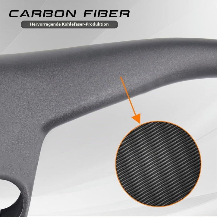 RXL SL MTB Downhill Carbon Lenker - Integrierter Riser 28.6mm, 720x70mm für Mountainbike und Fahrrad