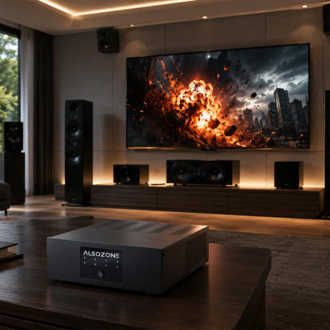 3eAudio PAM252 Multikanal-Endstufe - 2-Kanal Verstärker mit 250W pro Kanal, TPA3255 PBTL, GaN & PFFB