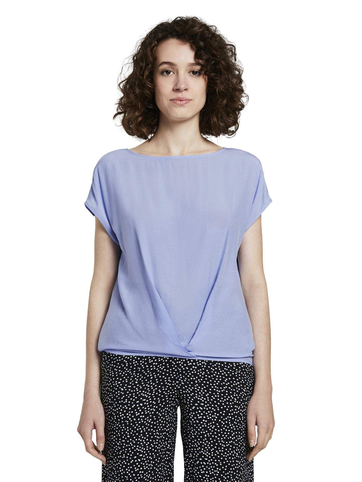 TOM TAILOR Damen 1019519 Bluse (1er Pack) 40 12819 - Parisienne Blue, 40 12819 - Parisienne Blue