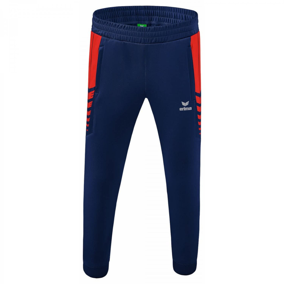 Erima Herren Trainingshose Six Wings Funktionelle M New Navy/Rot, M New Navy/Rot