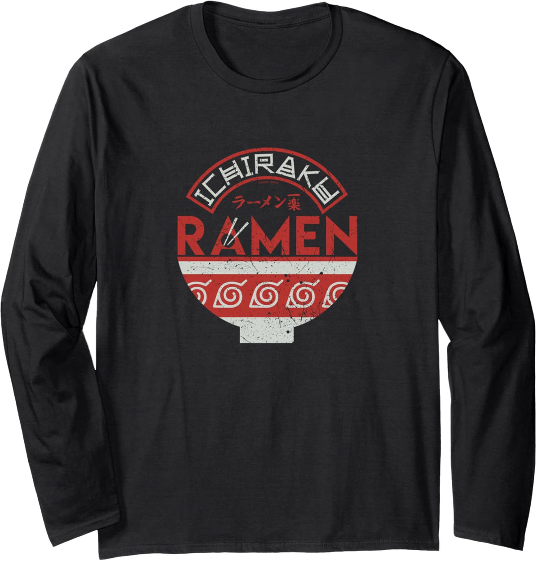 Naruto Shippuden Ichiraku Ramen 2 Color Langarmshirt