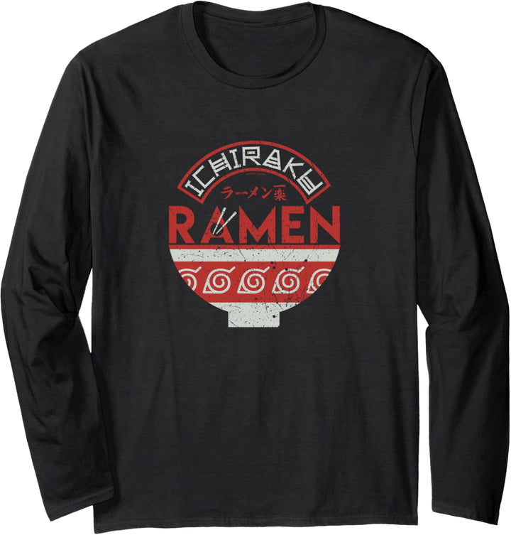 Naruto Shippuden Ichiraku Ramen 2 Color Langarmshirt