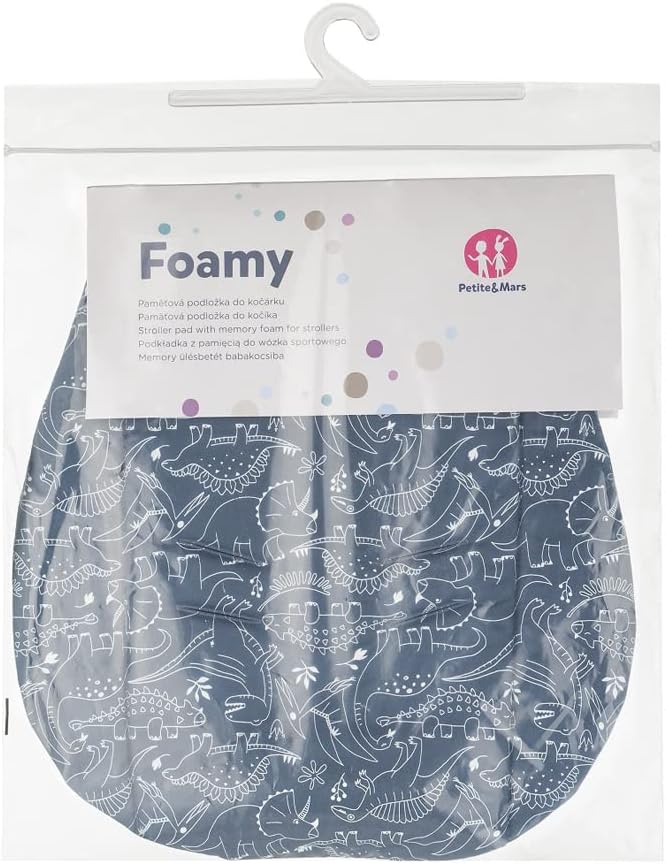 Petite&Mars Foamy memory foam liner * Sitzeinlage * Universal Sitzauflage für Kinderwagen, Buggy * A
