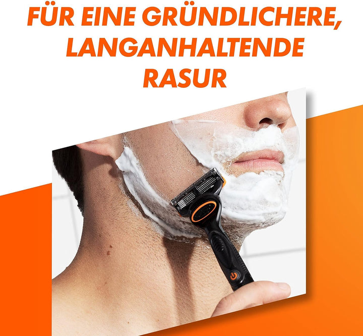 Gillette Fusion 5 Power Rasierklingen, 8 Ersatzklingen für Nassrasierer Herren mit 5-fach Klinge 8 S