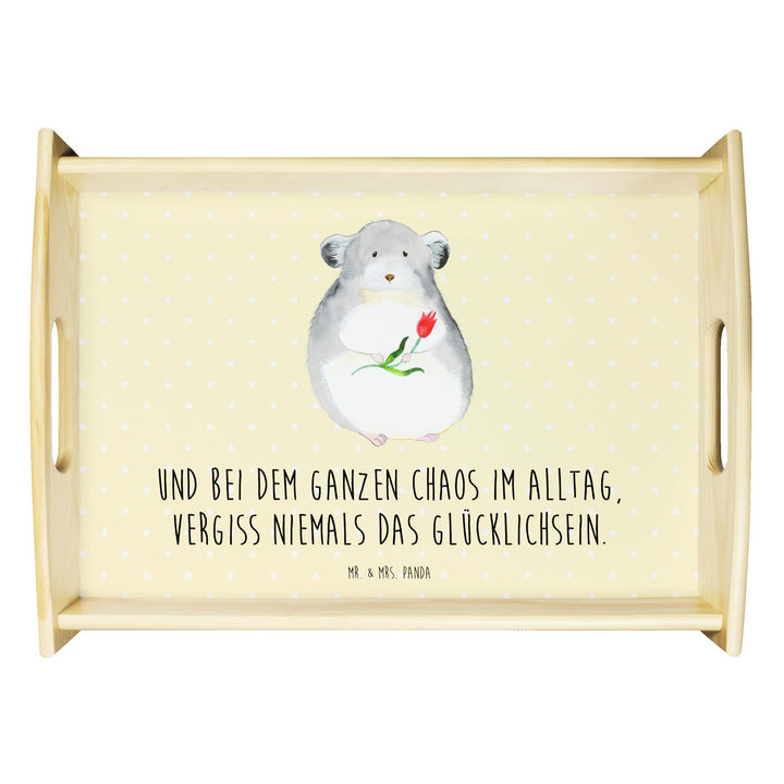 Mr. & Mrs. Panda Tablett Chinchilla Blume - Geschenk, Lustige Sprüche, Chaos, Liebeskummer, Chinchil