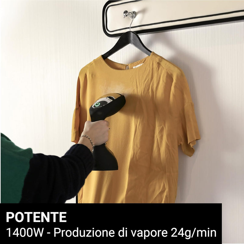 SteamOne - Tragbarer Steamer & Dampfglätter S Travel - Dampfbügler mit 1400W, 24g/min in 30s Einsatz