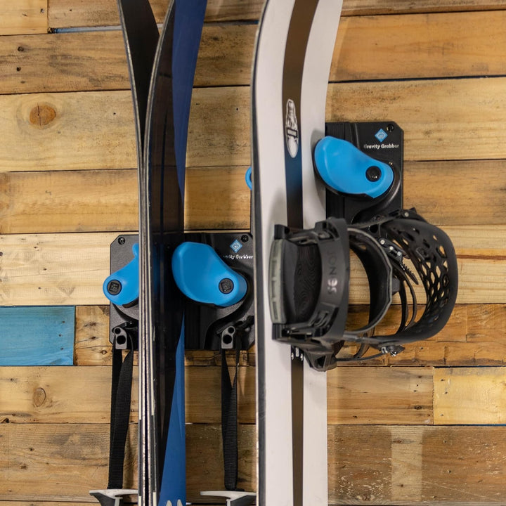 Gravity Grabber Ultimate Ski & Snowboard Wandhalterung - Passt zu jedem Ski/Snowboard - für Schadens